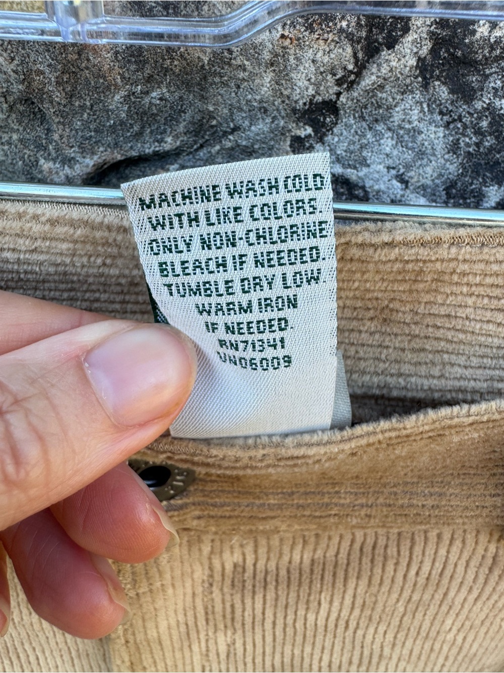 L.L. Bean Women's Bootcut Corduroy Jeans in Tan 10 Long Cottagecore Neutral - Picture 4 of 13
